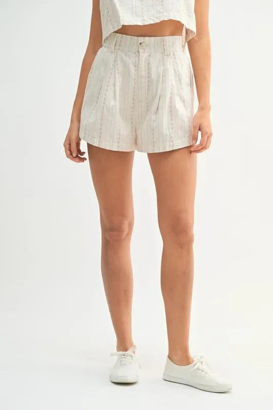 Square Neck Crop Top and Shorts Set - Eva's Edition