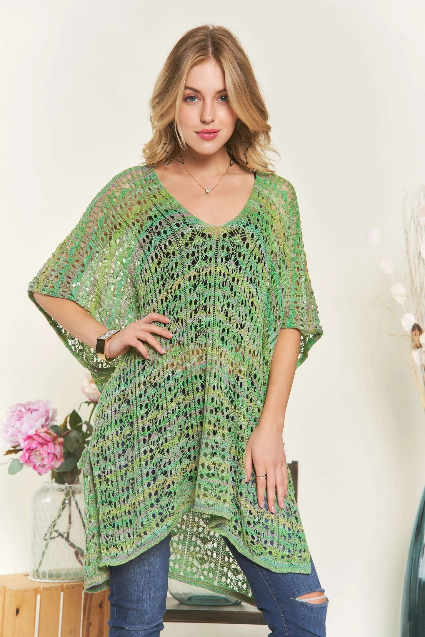 Crochet Cover Up Tunic Top - Eva's Edition