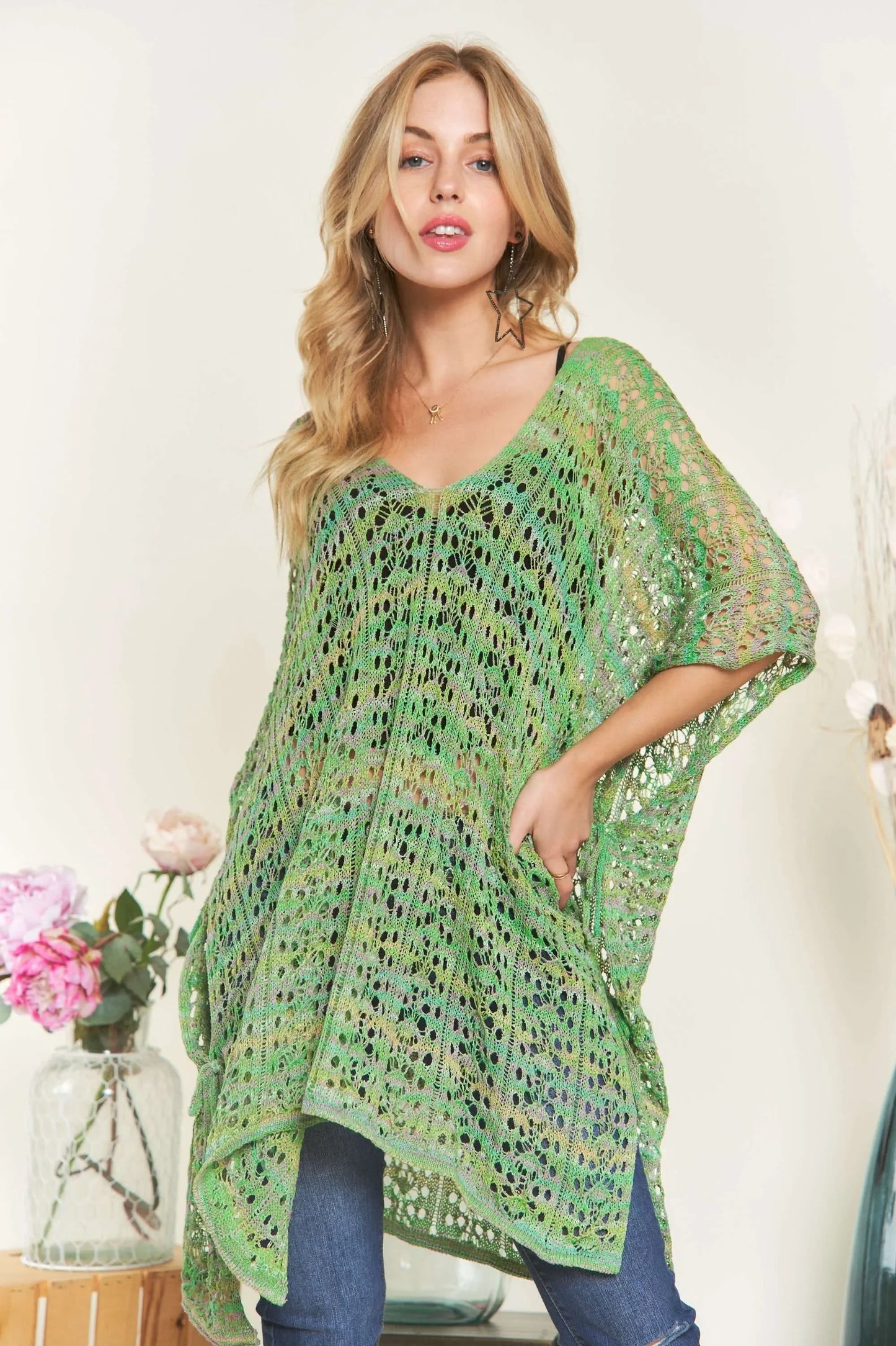 Crochet Cover Up Tunic Top - Eva's Edition