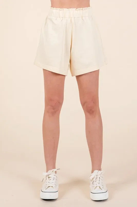 French Terry Sweatshirt and Shorts Set - Eva's Edition
