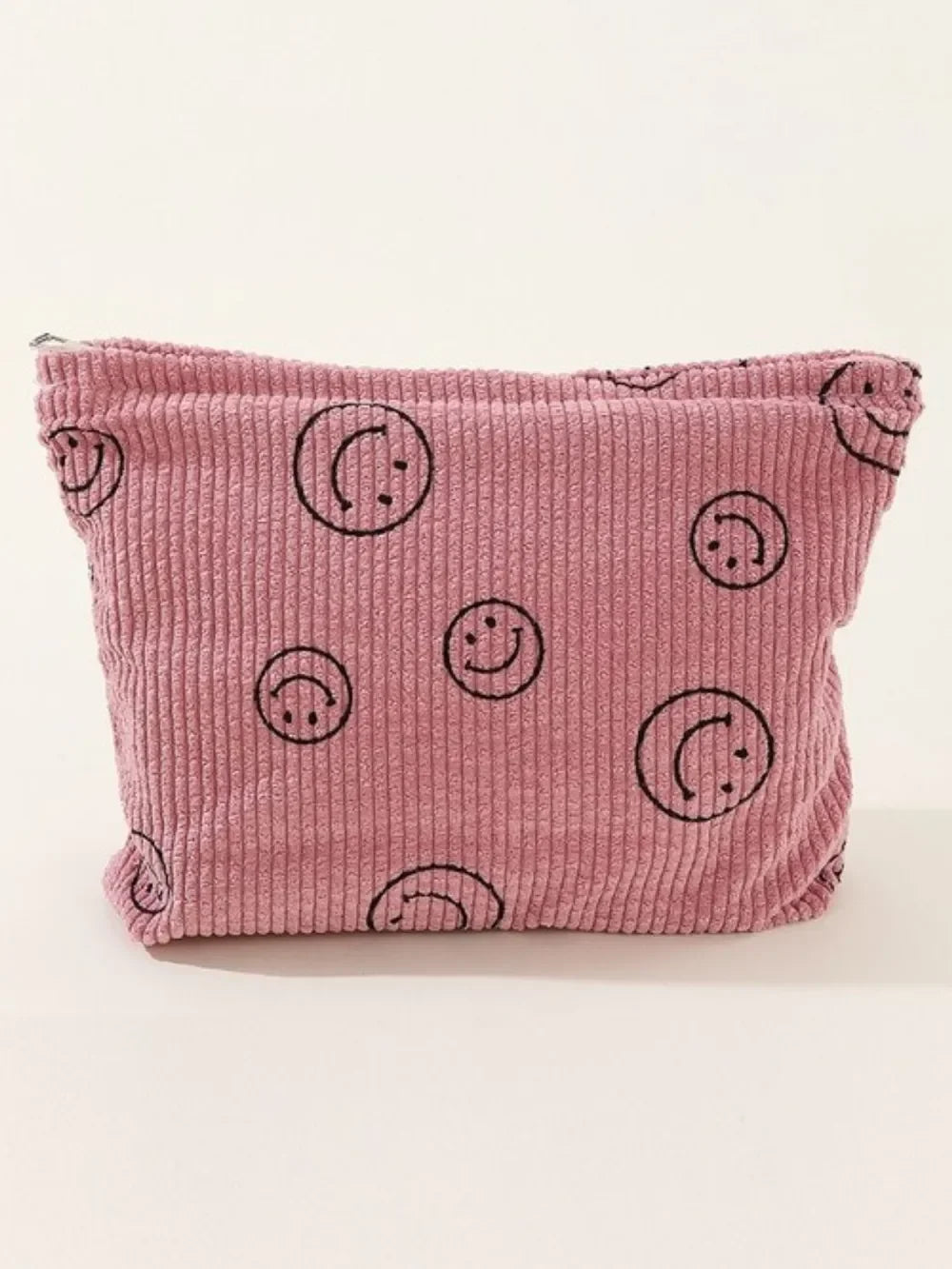 Zenana Corduroy Smile Clutch Bag - Eva's Edition
