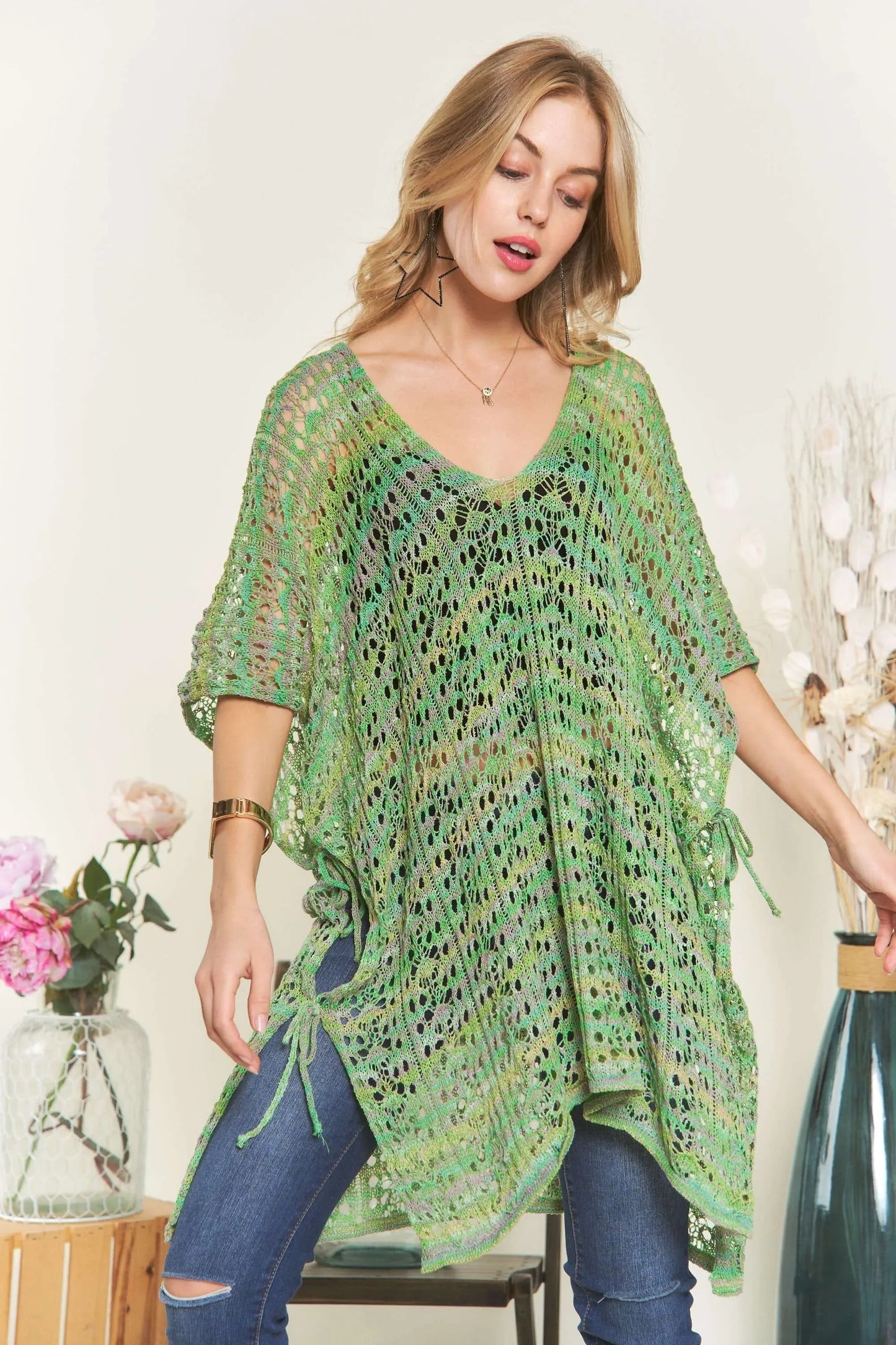 Crochet Cover Up Tunic Top - Eva's Edition
