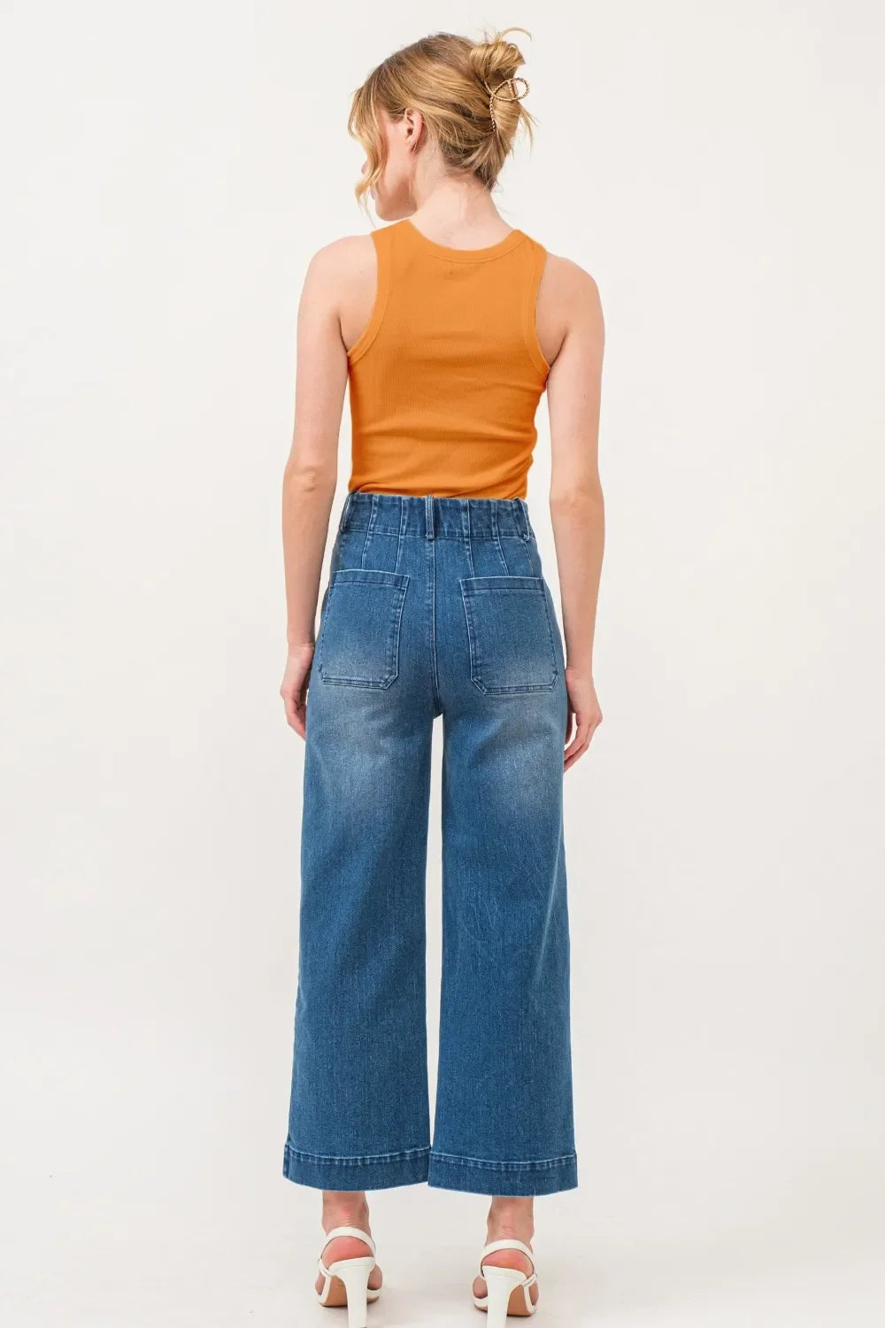 Embroidered Ribbed Tank - Eva's Edition