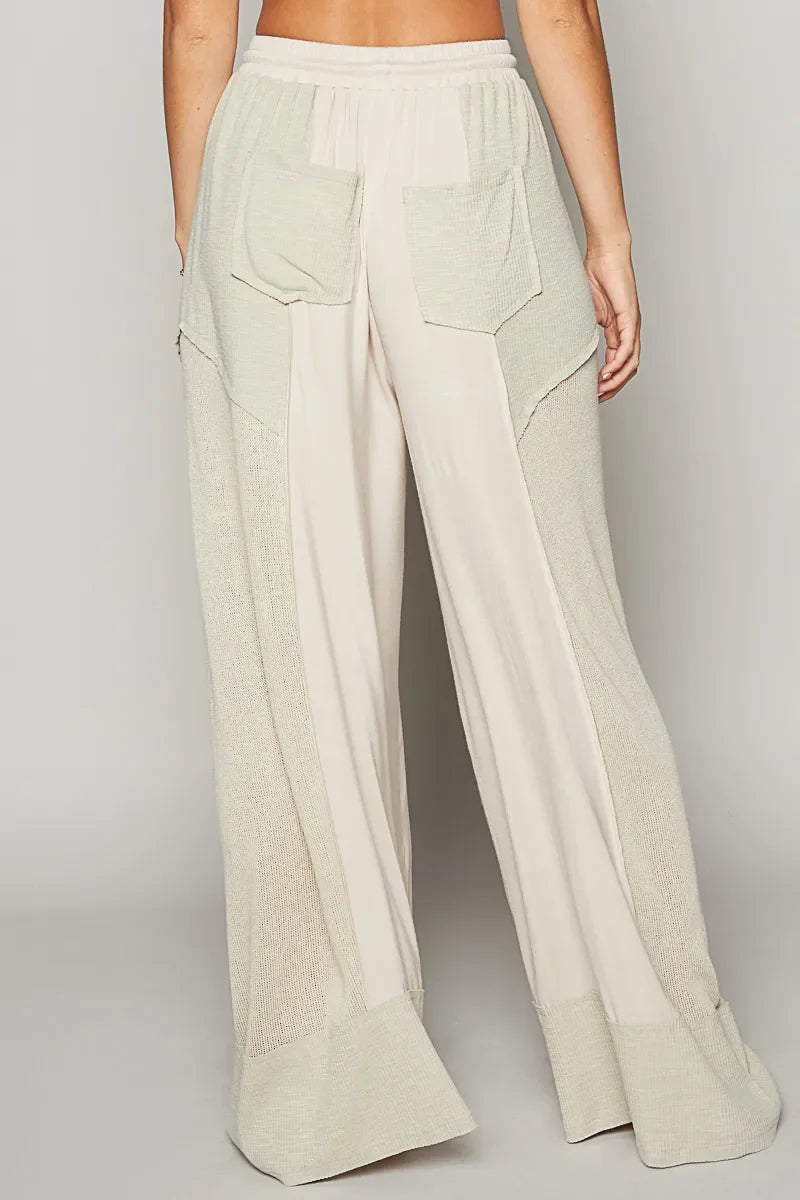 Drawstring Wide Leg Pants - Eva's Edition