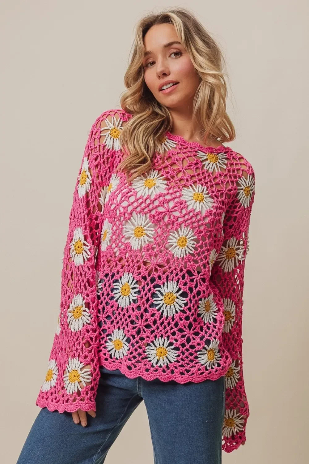 Crochet Net Lace Cover Up - Eva's Edition