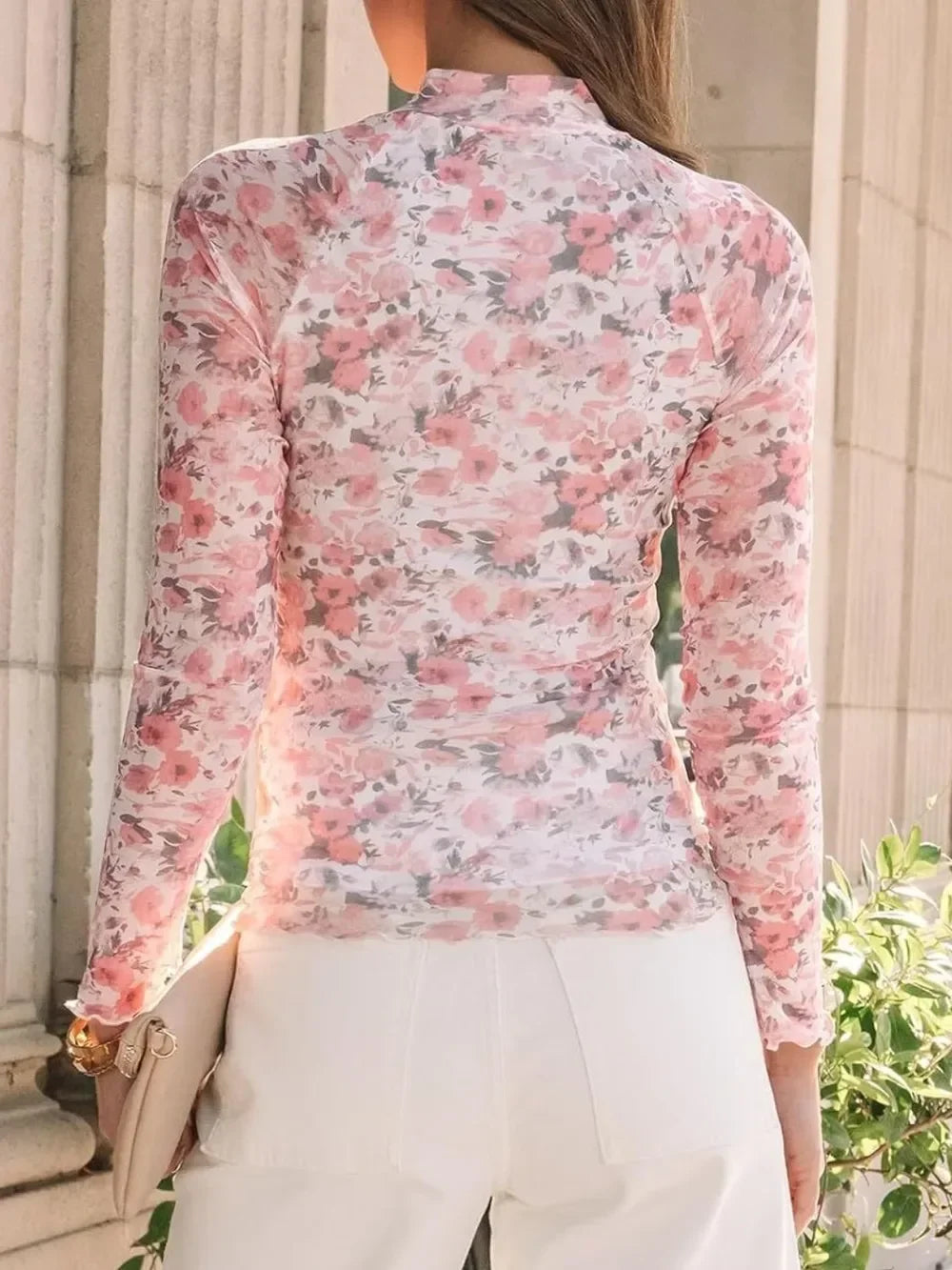 Lovelet Mock Neck Long Sleeve Top - Eva's Edition