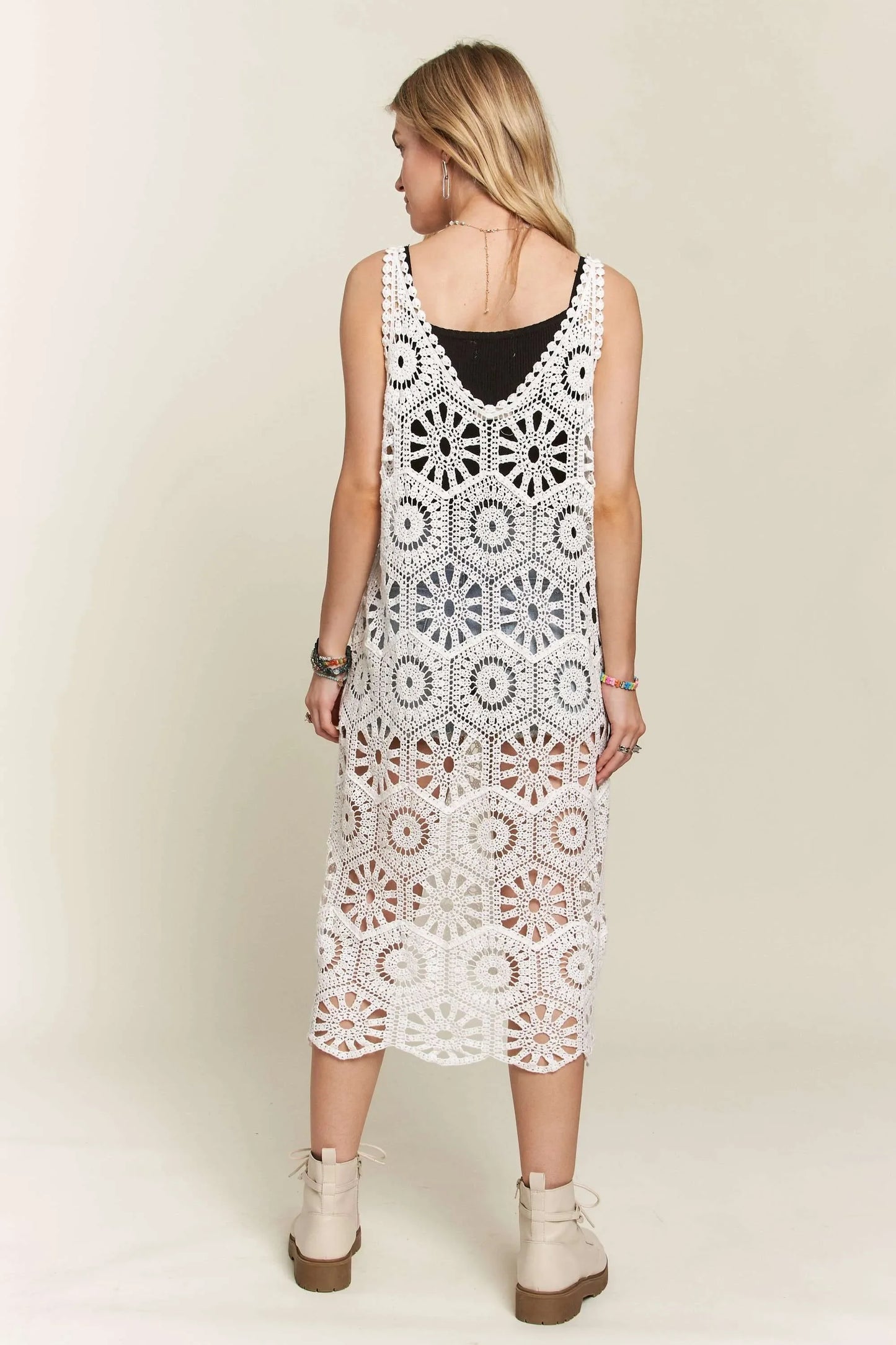 Crochet Cover-Up Tunic Top - Eva's Edition