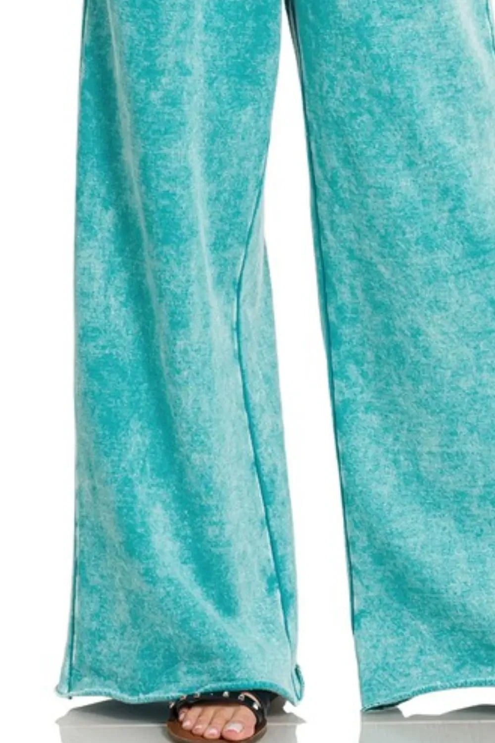 Fleece Palazzo Sweatpants with Pockets - Eva's Edition