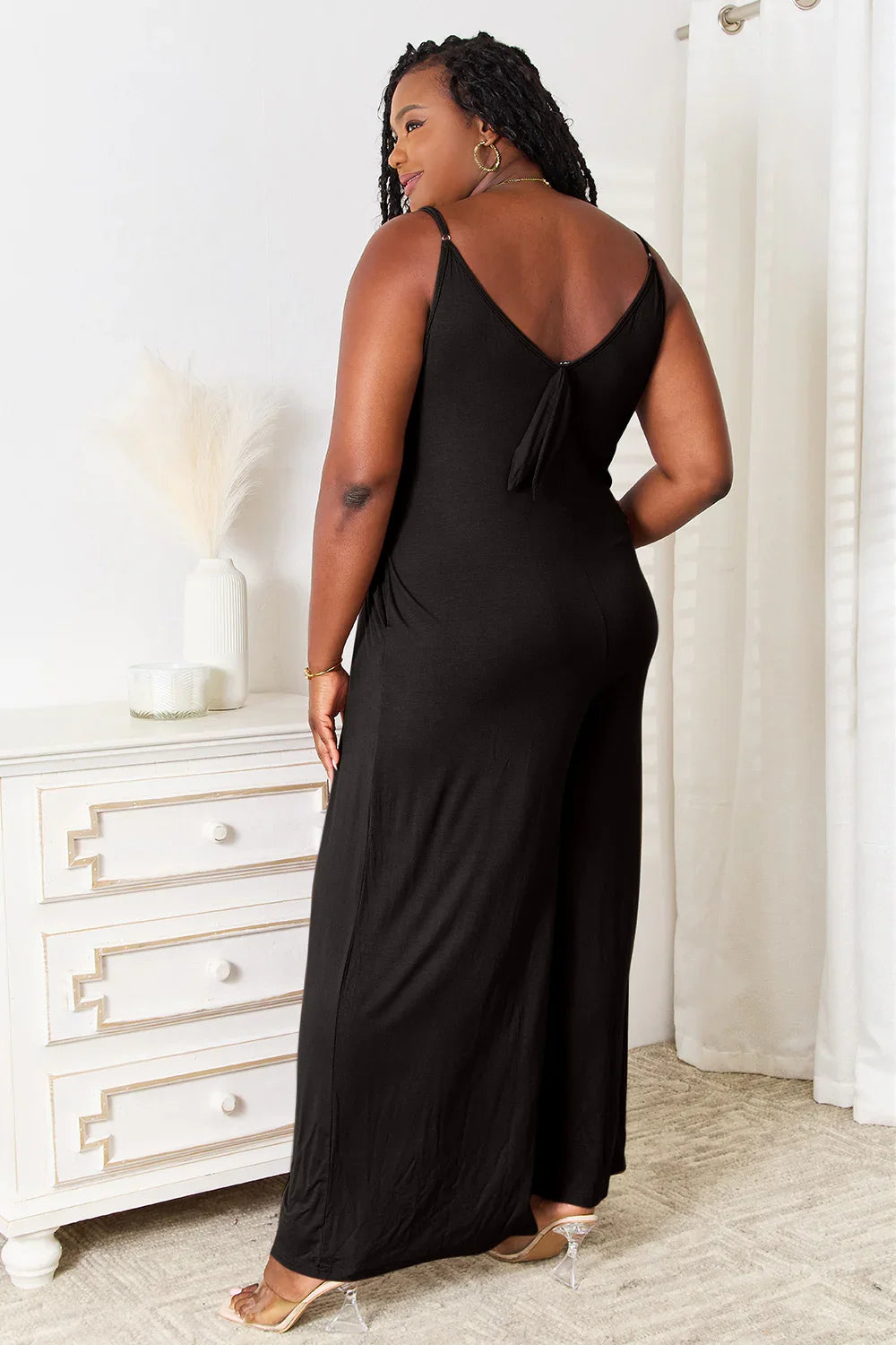 Soft Rayon Wide Leg Jumpsuit - Eva's Edition