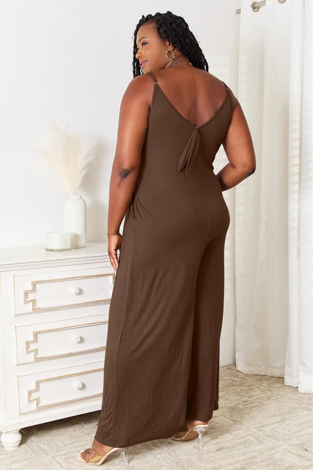 Soft Rayon Wide Leg Jumpsuit - Eva's Edition