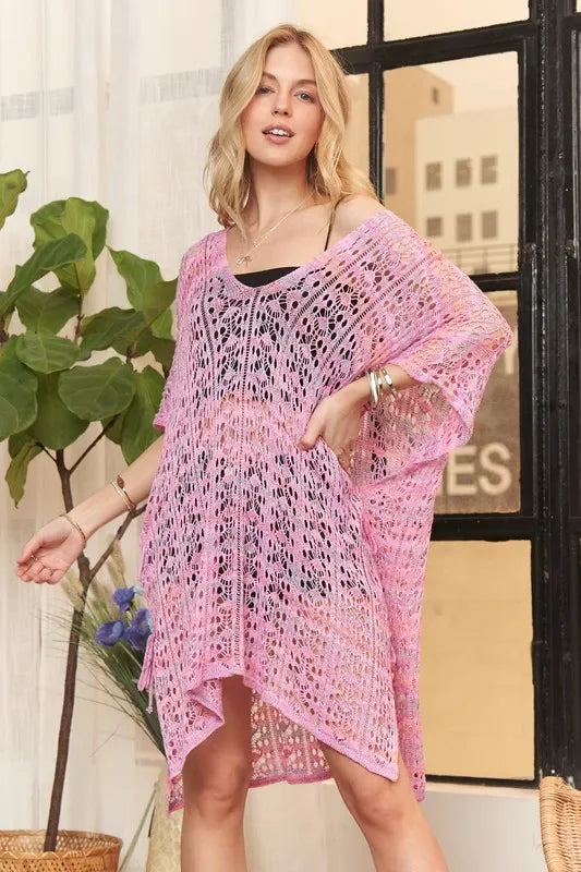 Crochet Cover Up Tunic Top - Eva's Edition