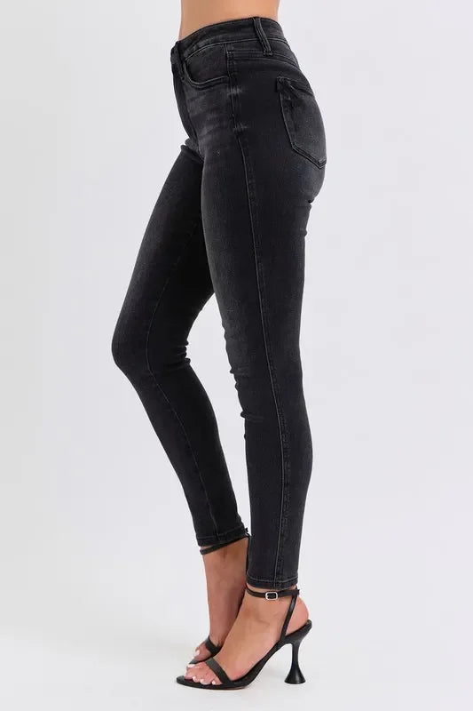 Mid Rise Tummy Control Skinny Jeans - Eva's Edition