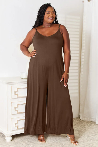 Soft Rayon Wide Leg Jumpsuit - Eva's Edition