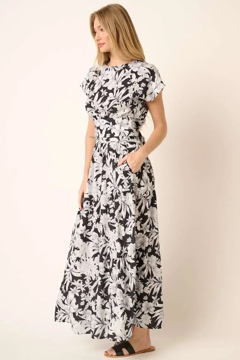 Tropical Print Top and Skirt Set - Eva's Edition