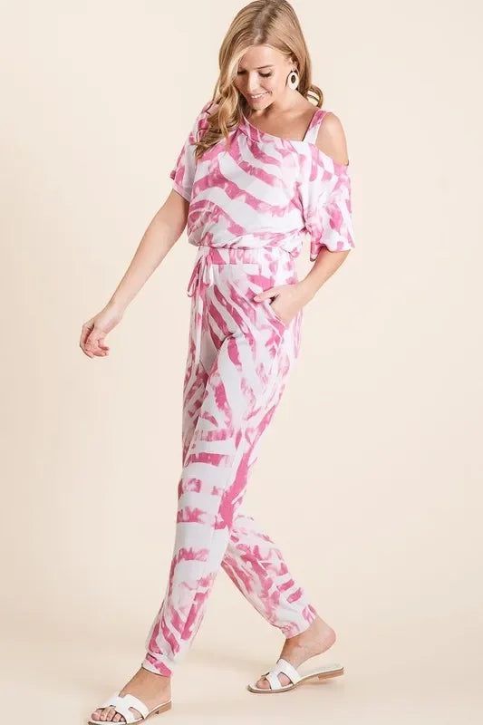Zebra Print French Terry Top and Pants Set - Eva's Edition