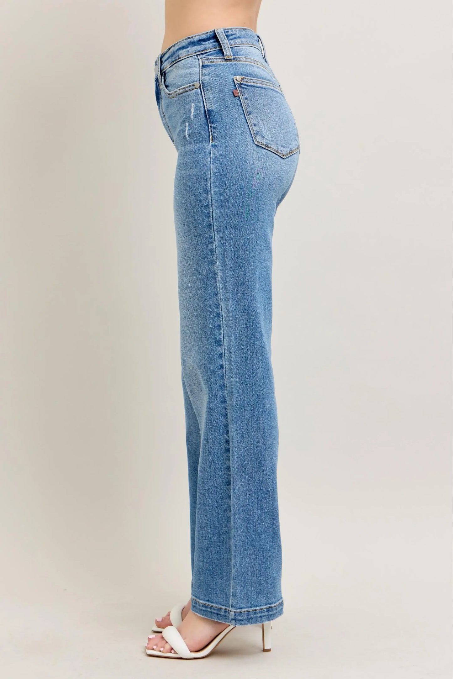 High Waist Straight Jeans Plus Size - Eva's Edition