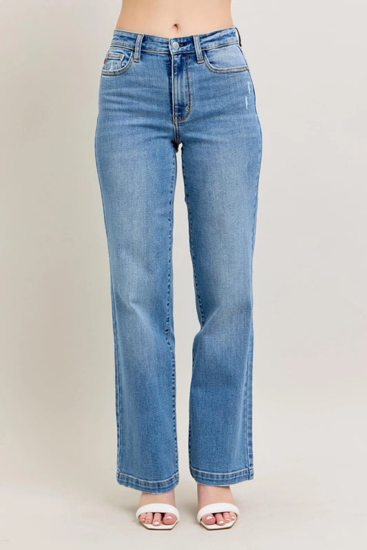High Waist Straight Jeans Plus Size - Eva's Edition