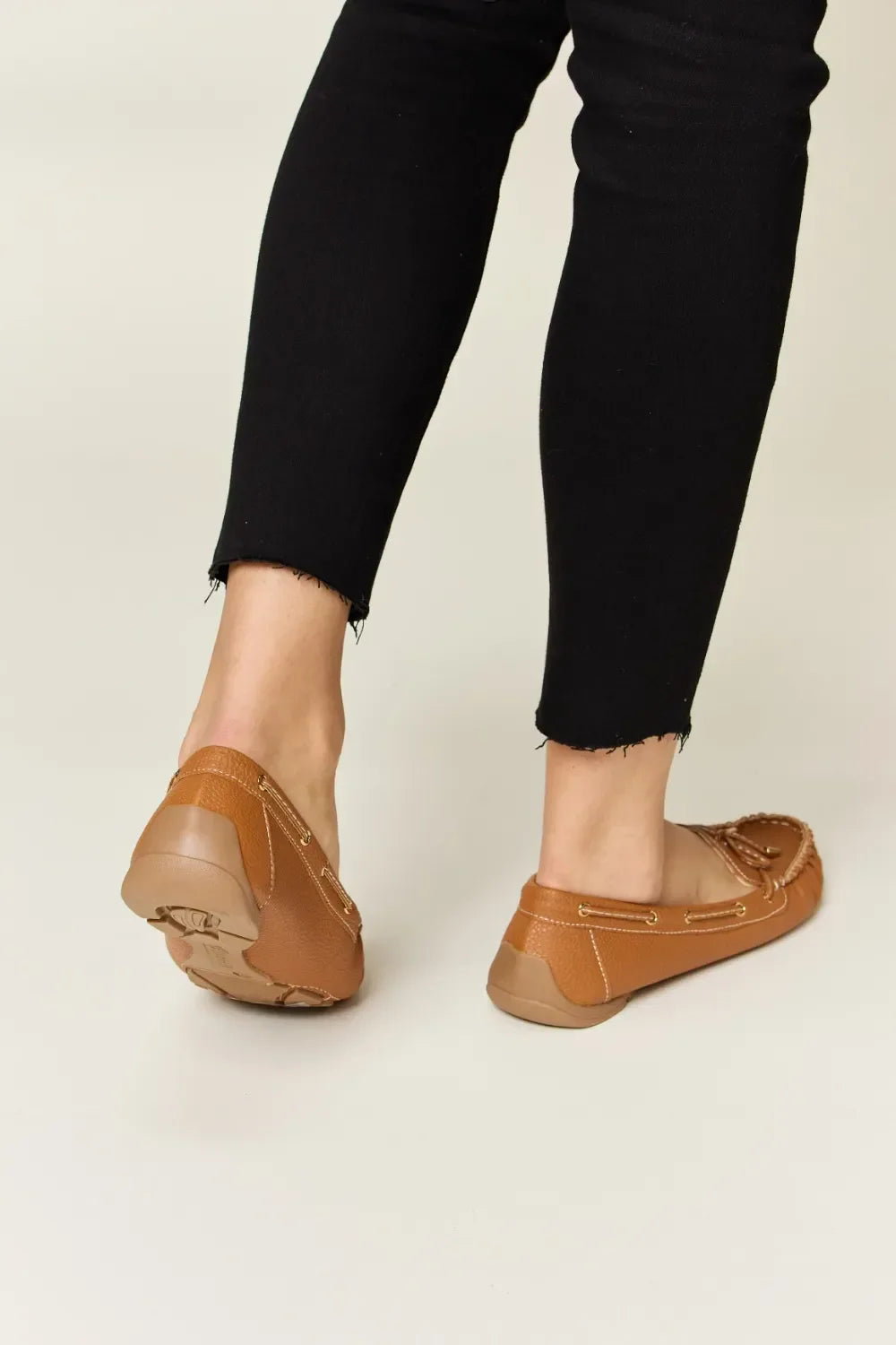 Bow Decor Flat Loafers - Eva's Edition