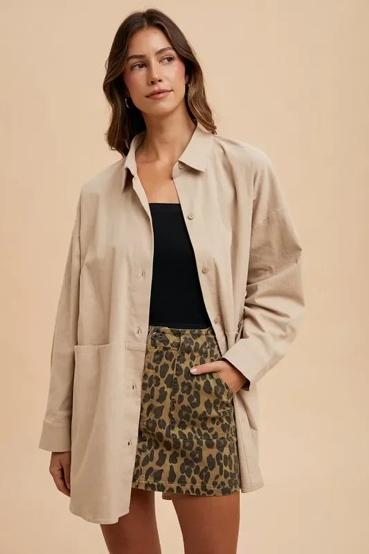 Leopard Denim Mini Skirt - Eva's Edition