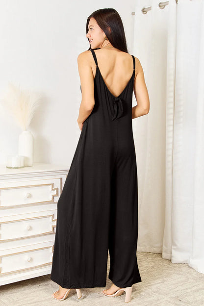 Soft Rayon Wide Leg Jumpsuit - Eva's Edition