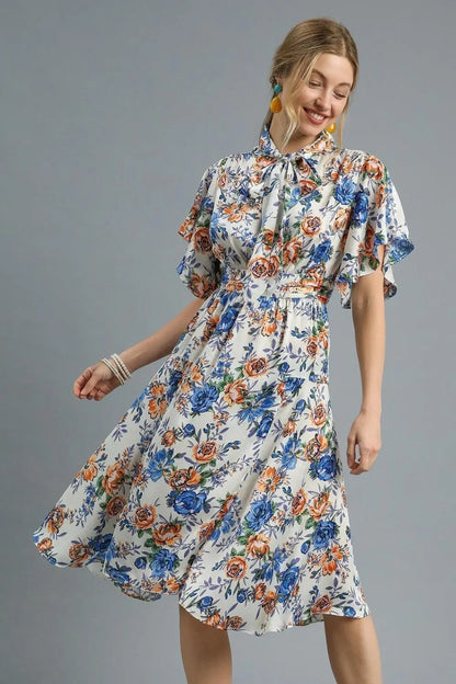 Flutter Sleeve Dress - Eva's Edition