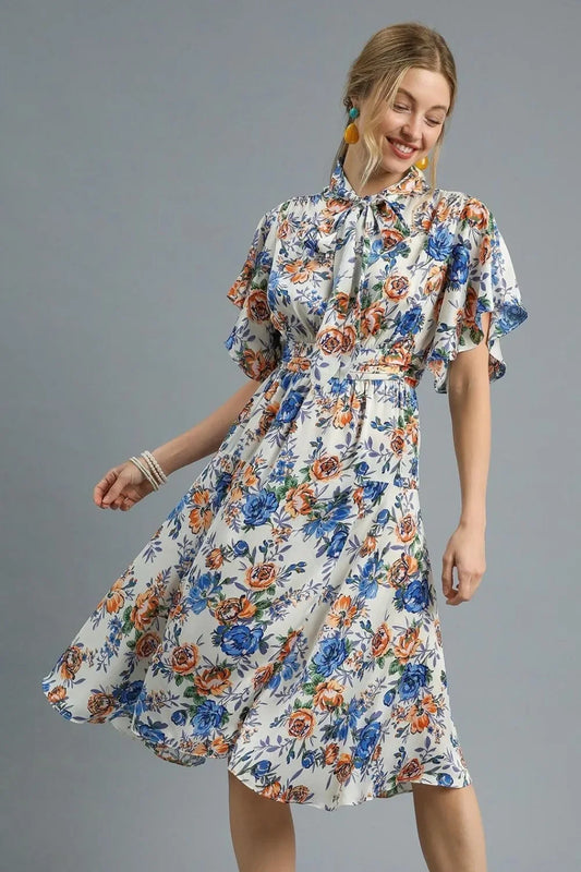 Flutter Sleeve Dress - Eva's Edition