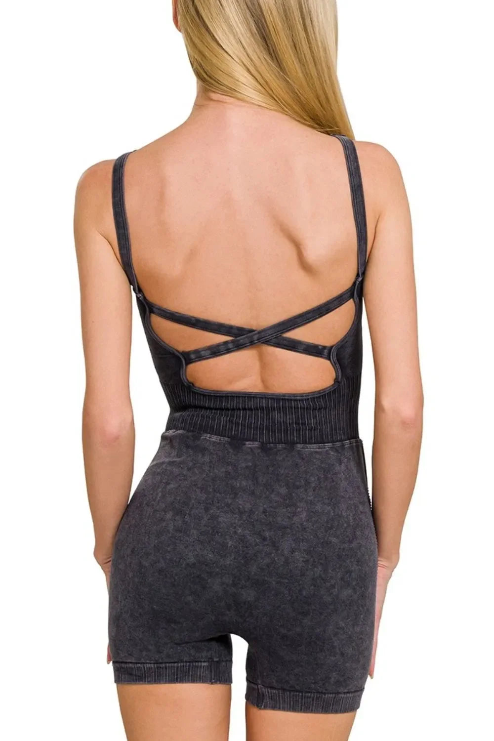 Sports Romper With Removable Bra Pad - Eva's Edition