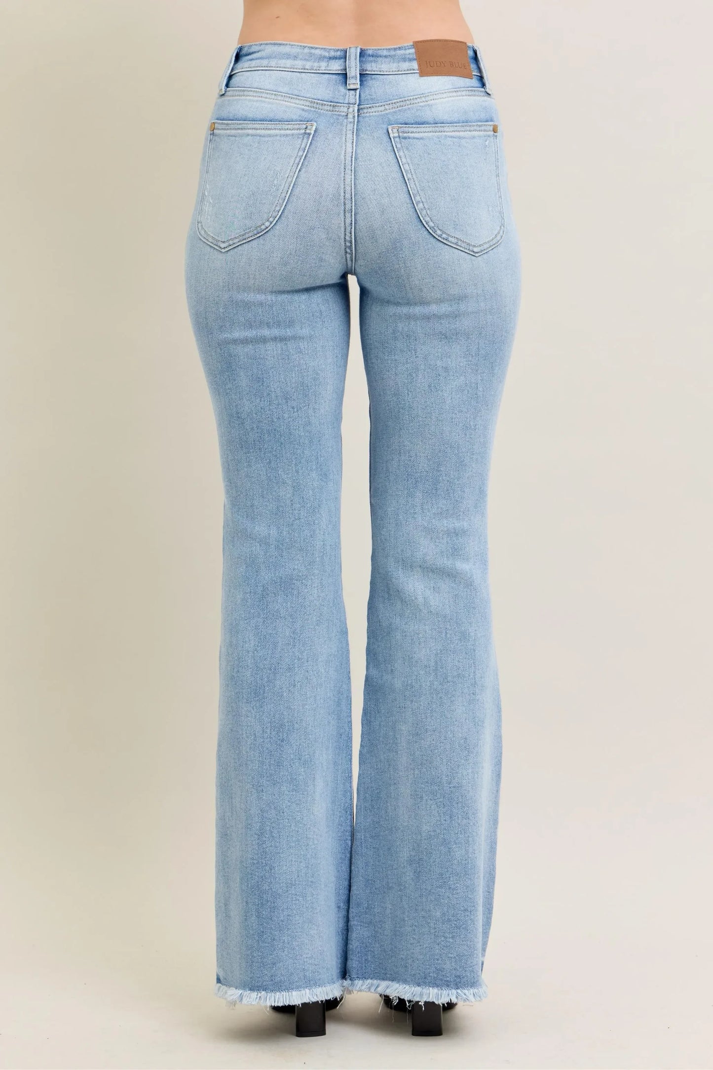 Flare Jeans With Shield Pockets Plus Size - Eva's Edition
