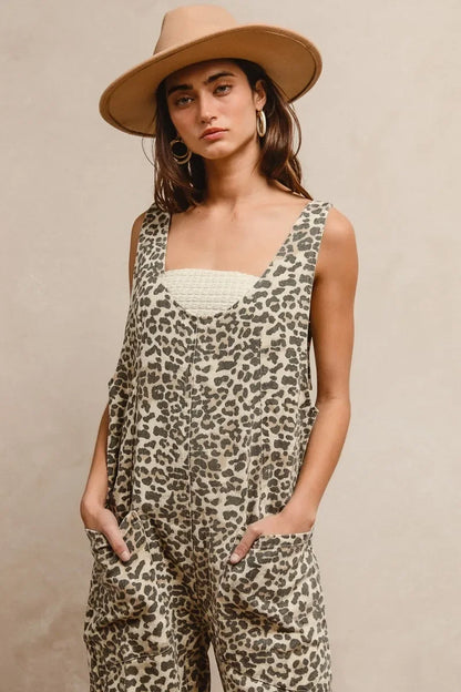 Adjustable Strap U Neck Jumpsuit - Eva's Edition