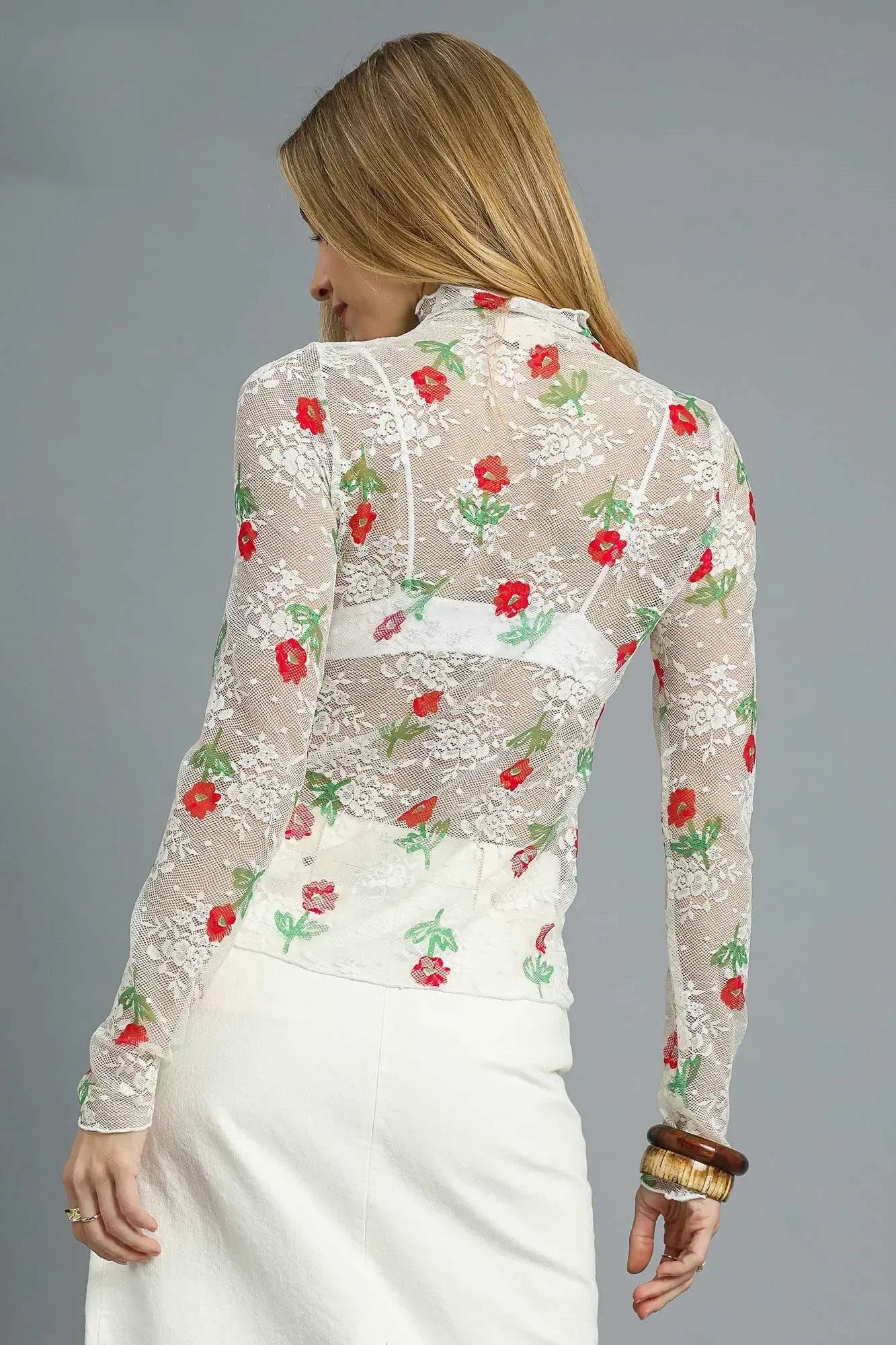 Long Sleeve Sheer Top - Eva's Edition