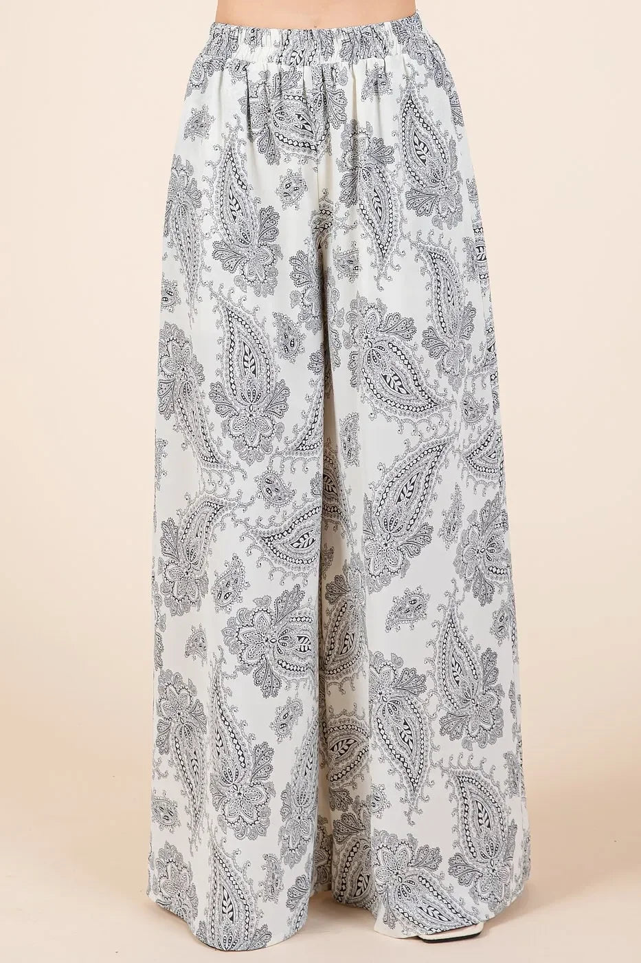 Paisley Print Cami and Pants Set - Eva's Edition