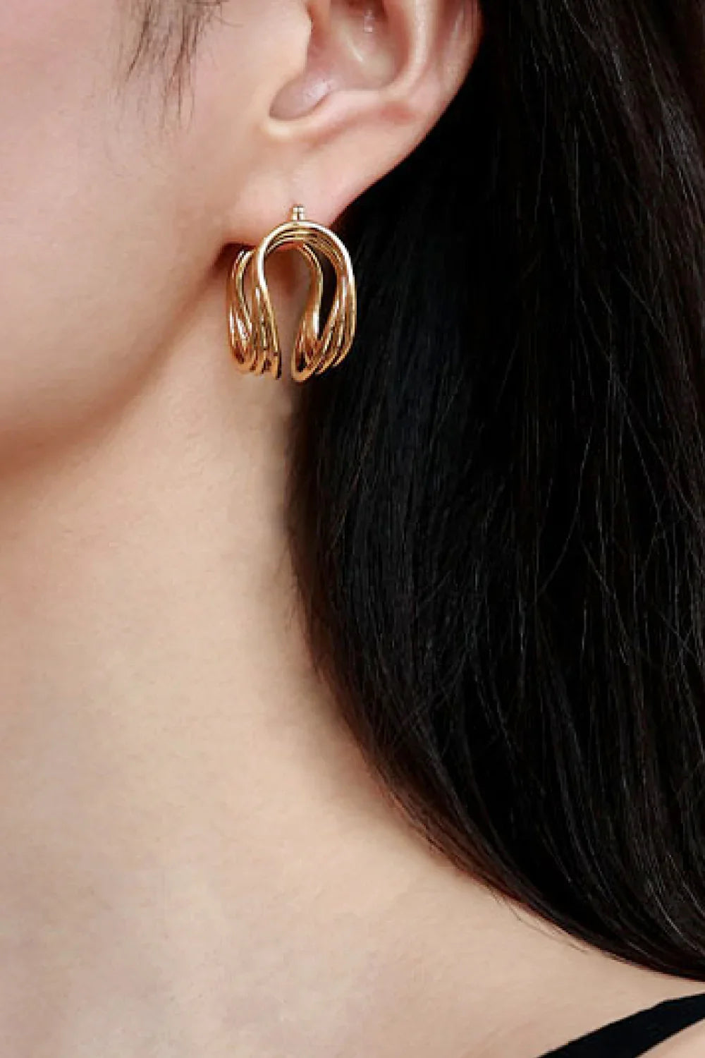 U-Shaped Hoop Earrings - Eva's Edition