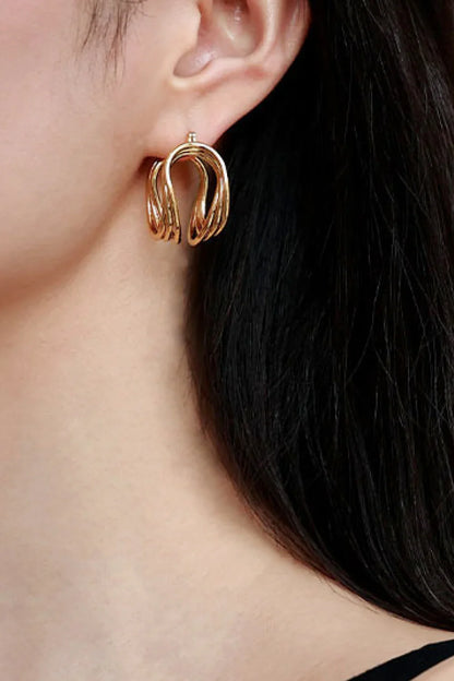 U-Shaped Hoop Earrings - Eva's Edition