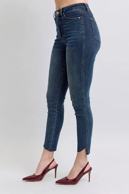 High Waist Tummy Control Skinny Jeans Plus Size - Eva's Edition