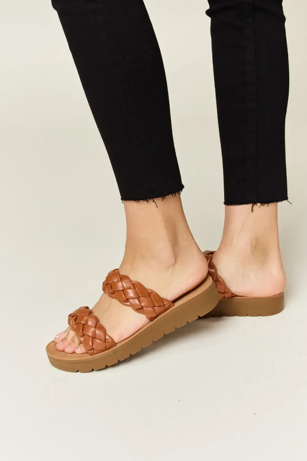 Dual Band Platform Sandals - Eva's Edition