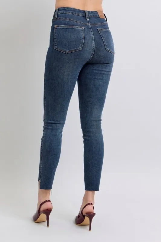 High Waist Tummy Control Skinny Jeans Plus Size - Eva's Edition