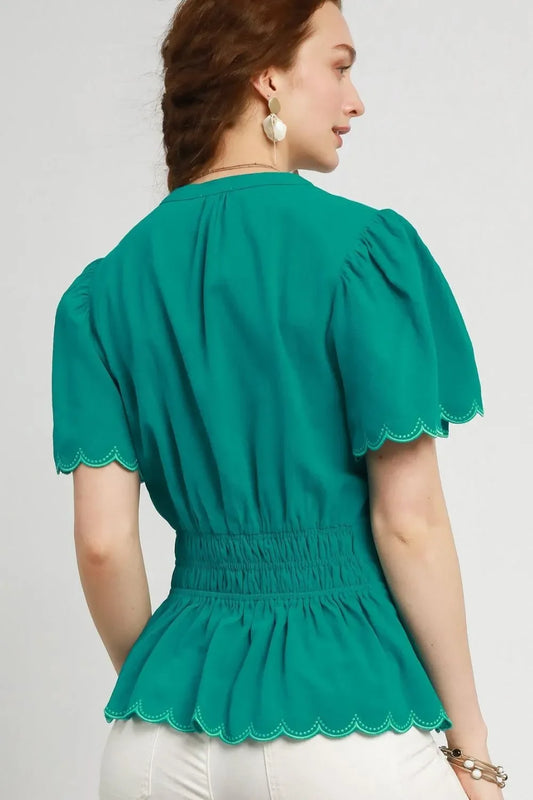 Flutter Sleeve Blouse - Eva's Edition