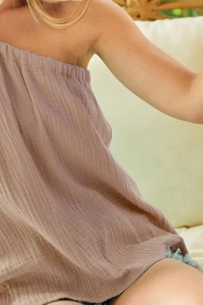 Cotton Tie Ribbon Top - Eva's Edition
