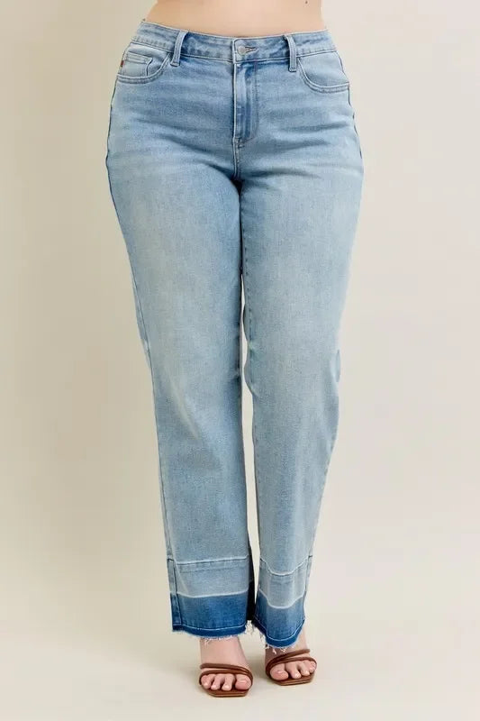 Wide Leg Jeans Plus Size - Eva's Edition