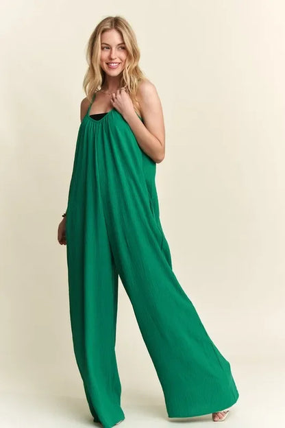Wide Leg Casual Cami Jumpsuit - Eva's Edition