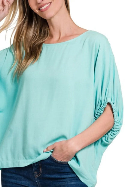 Woven Oversized Boxy Top - Eva's Edition