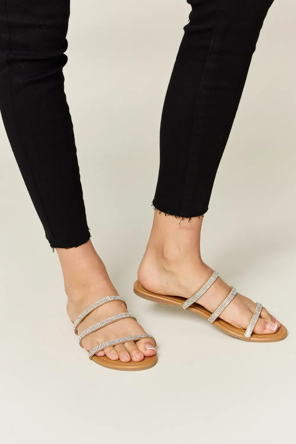 Three-Strap Flat Sandals - Eva's Edition
