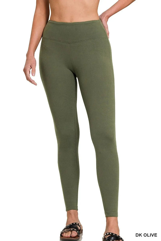 Microfiber Waistband Leggings - Eva's Edition