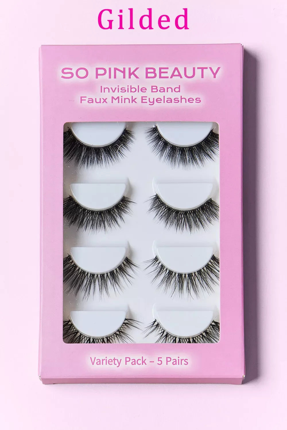 Faux Mink Eyelashes Variety Pack 5 Pairs - Eva's Edition