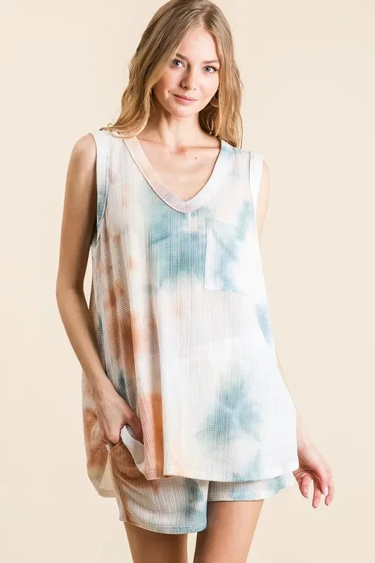 Textured Knit Top and Shorts Set - Eva's Edition