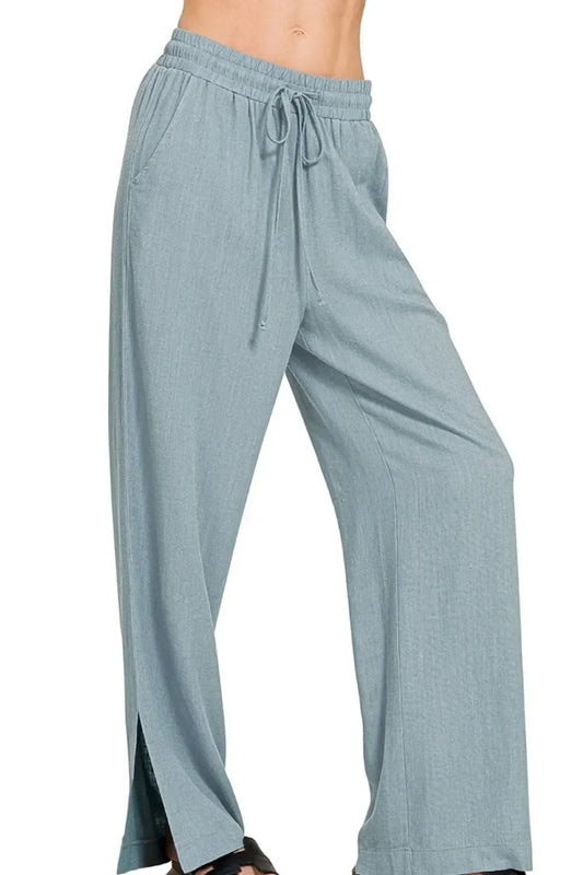 Linen Drawstring Pants - Eva's Edition