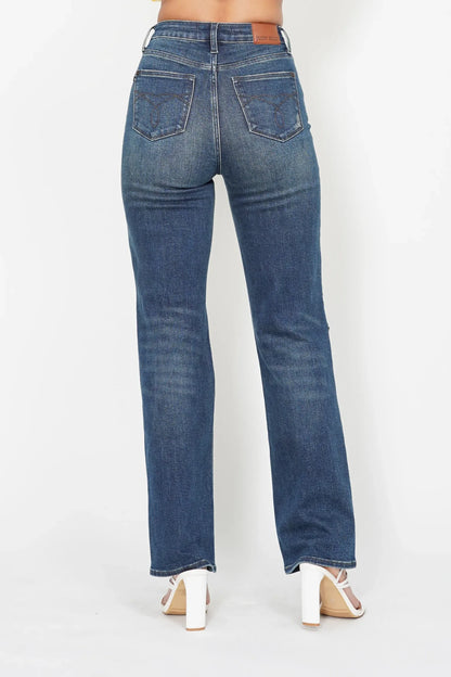 Ripped Knee Dad Jeans Plus Size - Eva's Edition