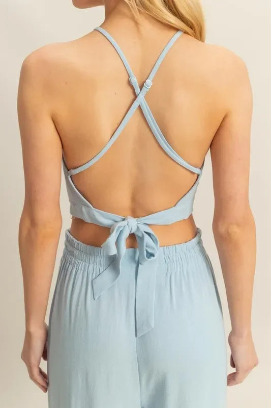 Crop Top and Cargo Pants Set - Eva's Edition