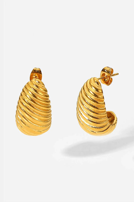 Shell Shore Spiral Stud Earrings - Eva's Edition