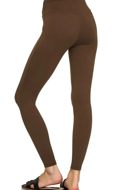 Premium Microfiber Wide Waistband Leggings - Eva's Edition